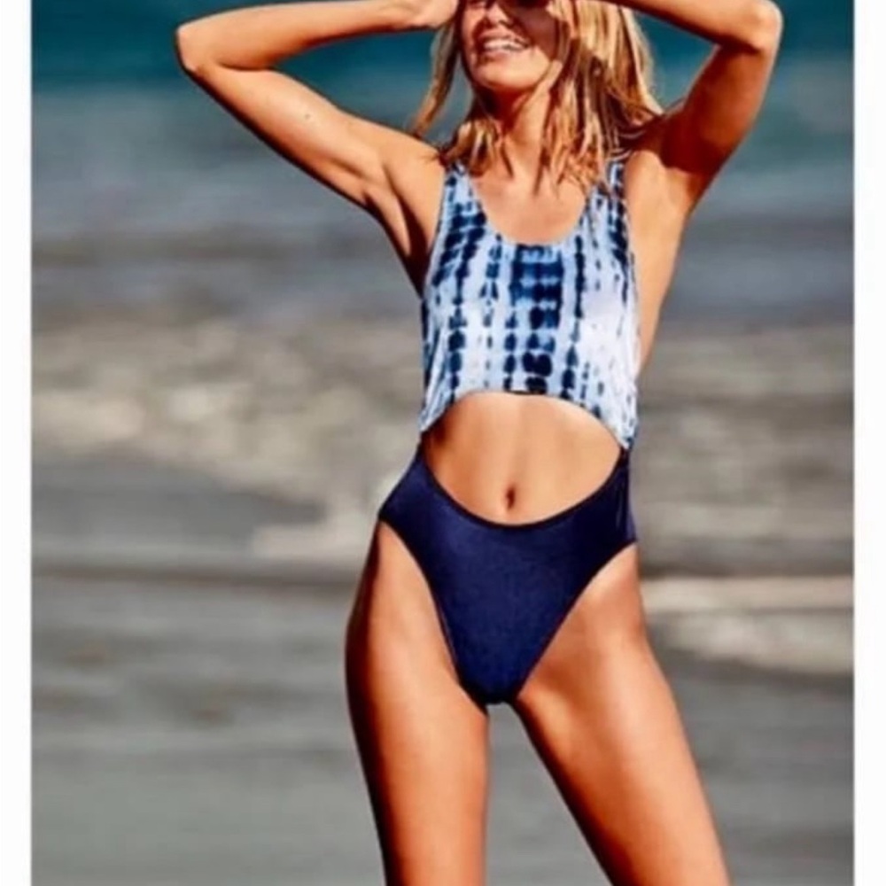 VS PINK One Piece Velvet Swimsuit